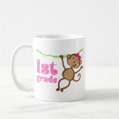 1. Grad-Lehrer-Affe-Geschenk Kaffeetasse (Links)