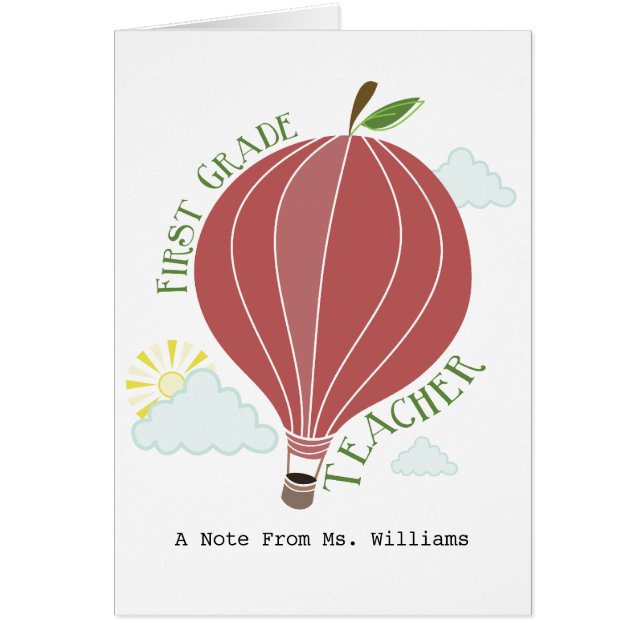1. Grad-Lehrer-Heißluft-Ballon Apple (Vorne)