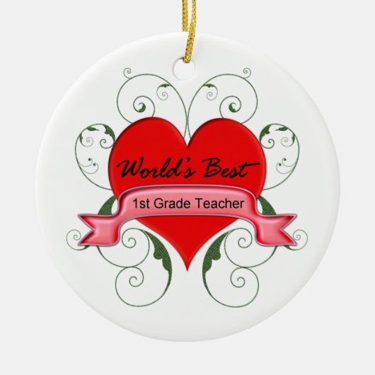 1. Grad-Lehrer Keramik Ornament (Vorne)