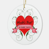 1. Grad-Lehrer Keramik Ornament (Links)