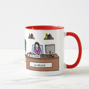 1. Grad-Lehrer-Tasse - individueller Name Tasse