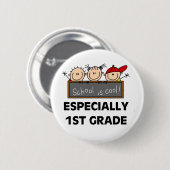 1. Grad-Schule ist cool Button (Vorne & Hinten)