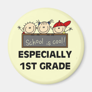 1. Grad-Schule ist coole T-Shirts und Geschenke Magnet