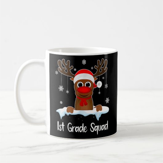 1. Grade Squad Xmas Rentier Weihnachtsmannmütze We Kaffeetasse (Links)