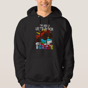 1. Grader Monster Truck Ich bin Arlo Let's Rock Fi Hoodie