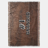 #1 Grandad Leather-look Decke (Vorderseite Vertikal)