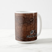 #1 Grandad Leather-look Kaffeetasse (VorderseiteRechts)