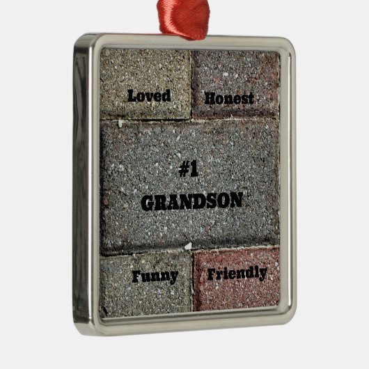 1 Grandson Silbernes Ornament (Rechts)