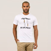 1 Grill Master Personalisiert T - Shirt (Vorne ganz)