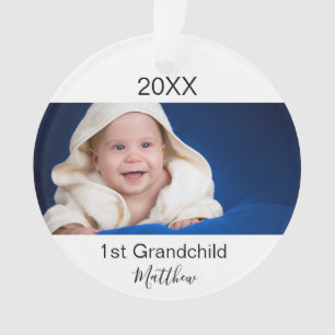 1. Großeltern für Großkinder Foto Ornament