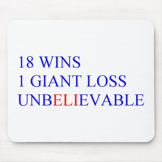 1 GROSSER VERLUST MOUSEPAD (Vorne)