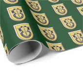 1. Gruppe der Spezialeinheiten Im Flugzeug Geschenkpapier (Rolleneckpunkt)