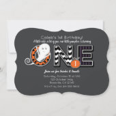 1. Halloween 1. Herbst Party Einladung (Vorderseite)