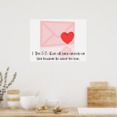 1 Haustier 5:7 Poster (Küche)