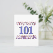 1 Heiliger Moly 10 schon? Postkarte (Stehend Vorderseite)