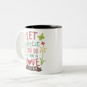 1 HERZ-16:18 LASSEN ALLE, DASS SIE WERDEN GETAN IN ZWEIFARBIGE TASSE (Vorderseite Links)