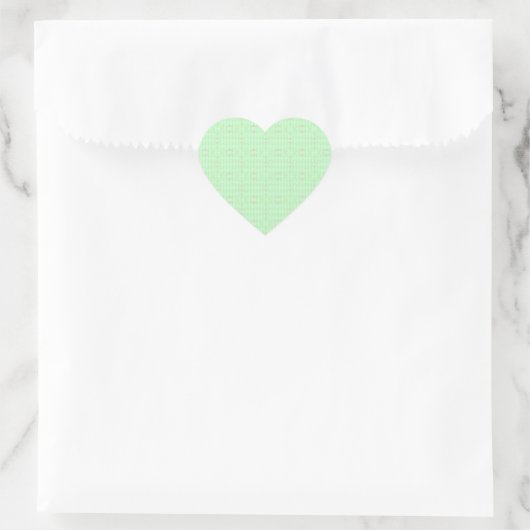 1 Herz-Aufkleber (Tasche)
