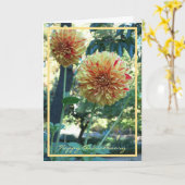 1. Hochzeit Jahrestag wünscht Chrysanthemen Karte (Gelbe Blume)