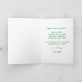 1. Hochzeit Jasmine Elegant zum Jubiläum Karte (Innenseite)