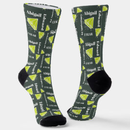 1. Hochzeit Jubiläum grünes Peridot-Edelstein Socken