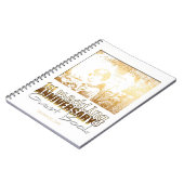 1. Hochzeitsfeier Modernes Gästebuch Notizblock (Linke Seite)