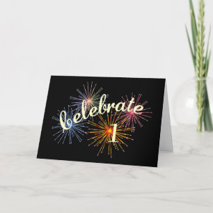 1. Hochzeitstag feiern Karte