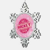 1 Hockey Coach Weihnachtsbaum Snowflake Ornament (Rechts)