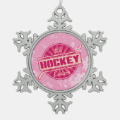 1 Hockey Coach Weihnachtsbaum Snowflake Ornament (Vorderseite)