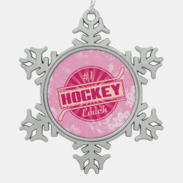 1 Hockey Coach Weihnachtsbaum Snowflake Ornament