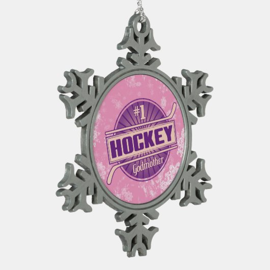1 Hockey Godmutter Weihnachtsbaum Ornament (Links)