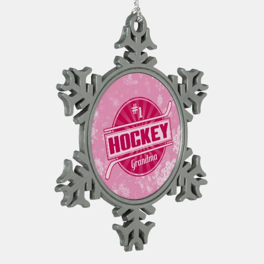 1 Hockey Oma Weihnachtsbaum Ornament (Links)