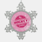 1 Hockey Oma Weihnachtsbaum Ornament (Vorderseite)
