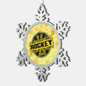 1 Hockey Vater Weihnachtsbaum Snowflake Ornament (Rechts)