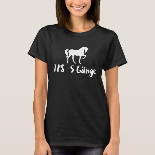 1 HP 5 speed horses T-Shirt (Vorderseite)