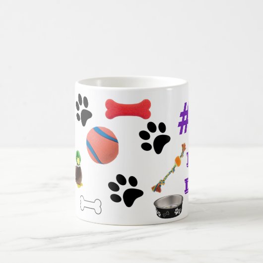 1 Hund Vater mit Dog Toy Graphics Kaffeemaschine T Kaffeetasse (Mittel)