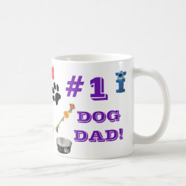 1 Hund Vater mit Dog Toy Graphics Kaffeemaschine T Kaffeetasse
