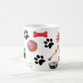 1 Hund Vater mit Dog Toy Graphics Kaffeemaschine T Kaffeetasse (Mittel)