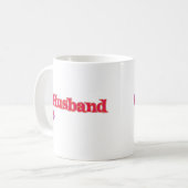 #1 Husband Kaffeetasse (Vorderseite Links)