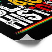 1 Ich bin schwarzer Geschichtsmonat afrikanischer Poster (Ecke)