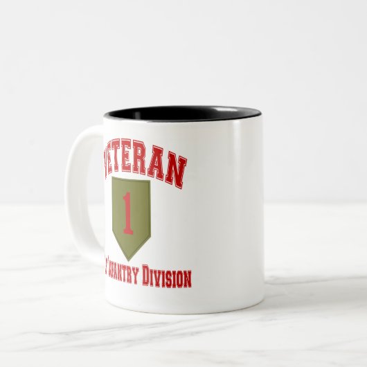 1. ID Vet - Uni Zweifarbige Tasse (Vorderseite Links)