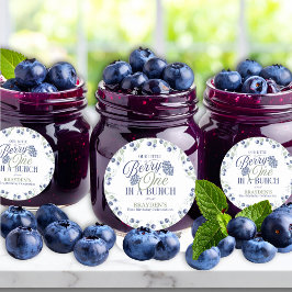 1 in einem Haufen zum ersten Geburtstag Runder Aufkleber