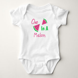 1 in einem Melon 1. Geburtstag Baby Strampler