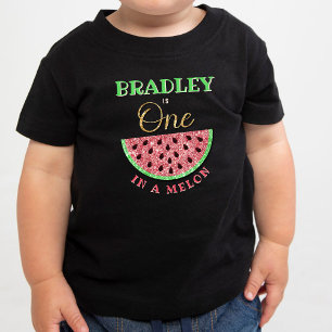 1 in einem Melon 1. Geburtstag Baby T-shirt