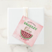 1 in einem Melon 1. Geburtstag Geschenkanhänger (Beispiel)