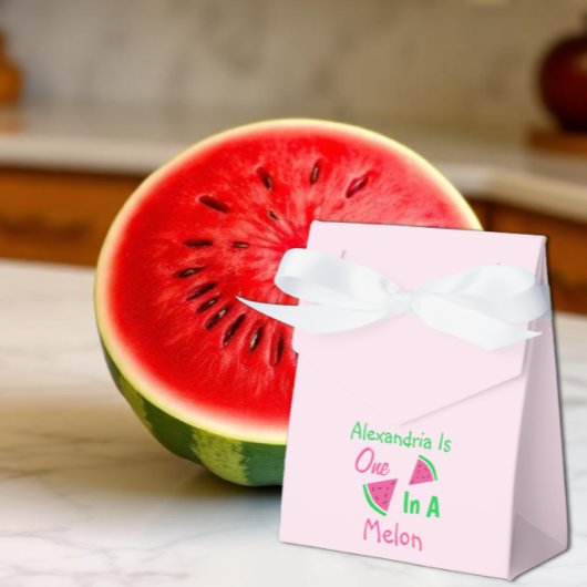 1 in einem Melon 1. Geburtstag Geschenkschachtel