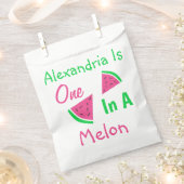 1 in einem Melon 1. Geburtstag Geschenktütchen (Ausgeschnitten)