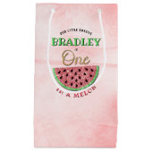 1 in einem Melon 1. Geburtstag Kleine Geschenktüte (Vorderseite)