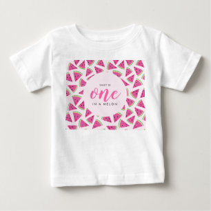 1 in einer Melone 1. Geburtstag Baby T-shirt