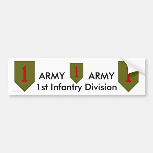 1. Inf Div. bs/1 Autoaufkleber (Vorne)
