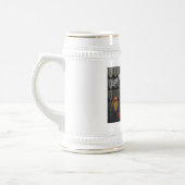 1. Infanterie-Abteilung Geschenk Stein Bierglas (Links)